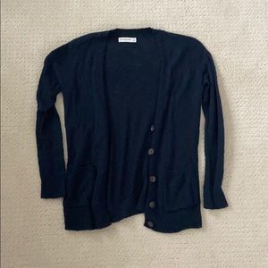 Abercrombie & Fitch navy cardigan